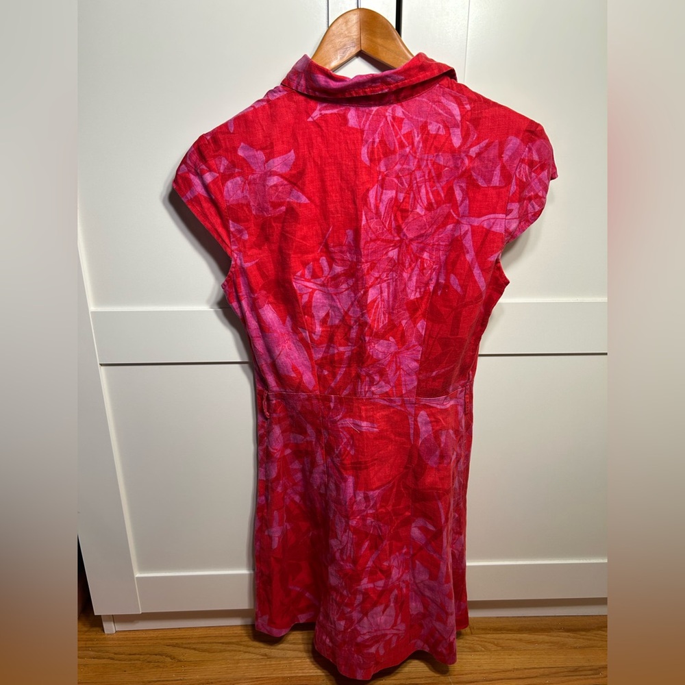 Burberry vintage cotton floral dress size x small - Picture 3 of 5